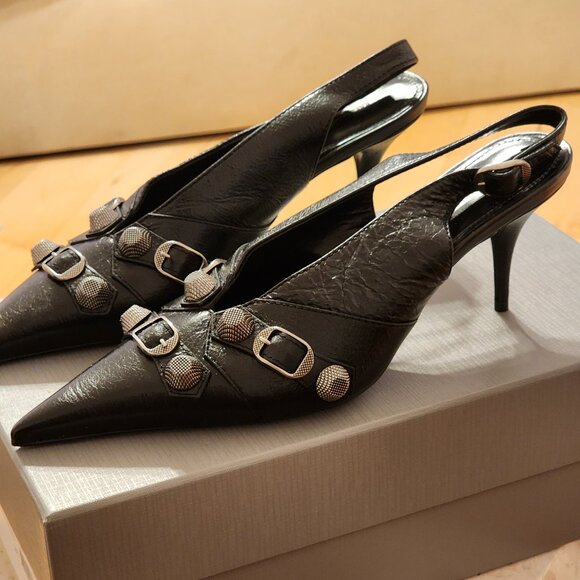 Balenciaga Cagole Pumps heels sz 39.5 - Picture 1 of 7